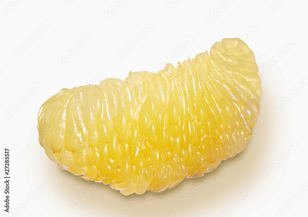 Quartier de pamplemousse jaune Stock Photo Adobe Stock