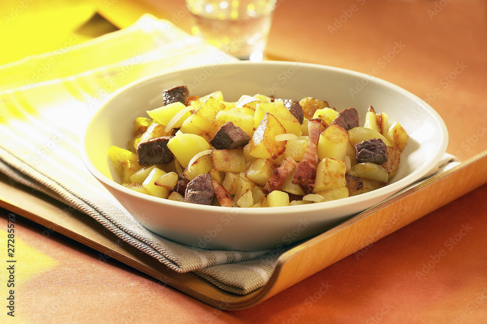 Pommes de terre au lard Pommes de terre au lard