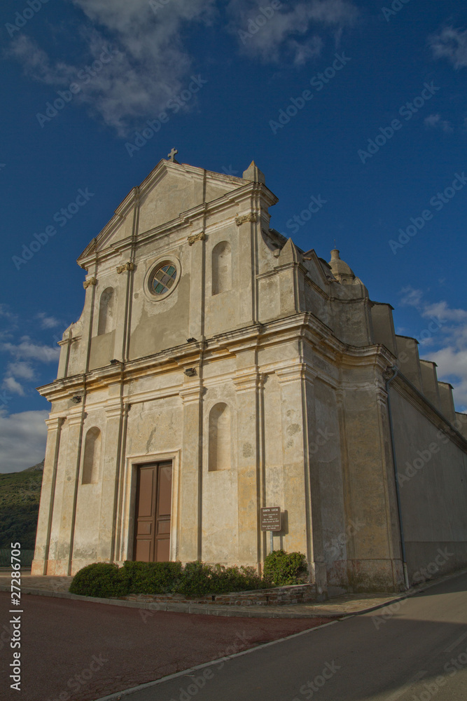 eglise saint lucie en corse (village de ville di pietrabugno)