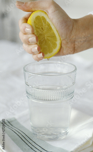 Canvastavla presser un citron