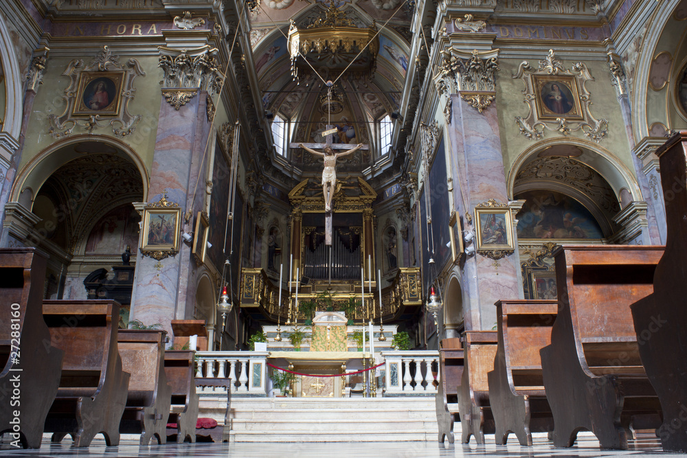 Interno della Basilica di Santa Maria Maggiore, Bergamo Alta