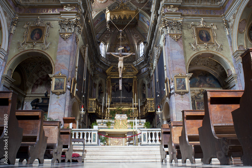 Interno della Basilica di Santa Maria Maggiore, Bergamo Alta photo