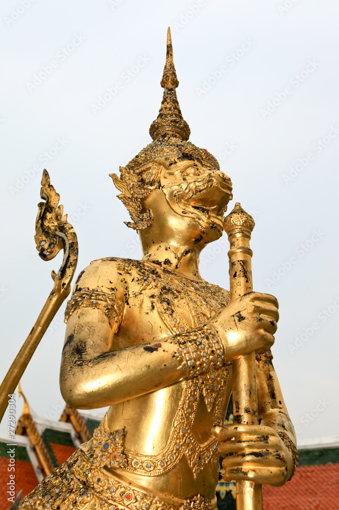 Obraz premium Golden statue.