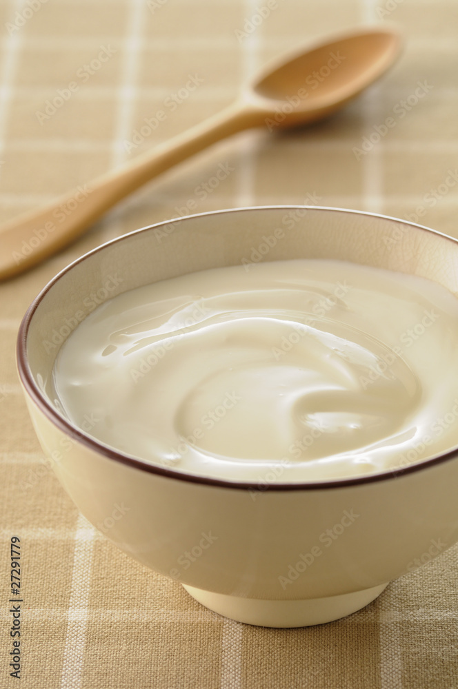Bol de crème fraîche Bol de crème fraîche