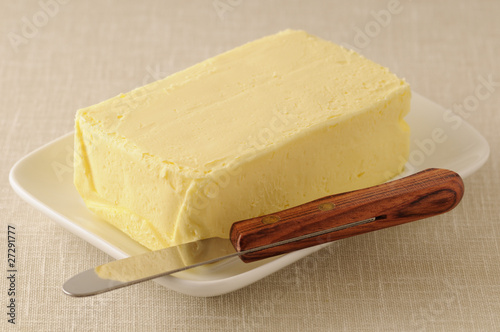 Plaquette de beurre photo