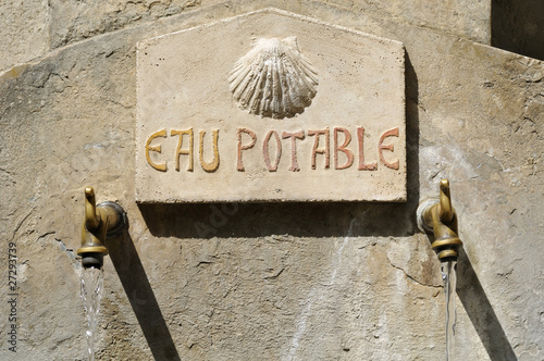 Écriteau d'eau potable photo