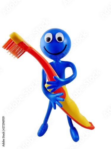 Ben d'Man with toothbrush © Mister G.C.