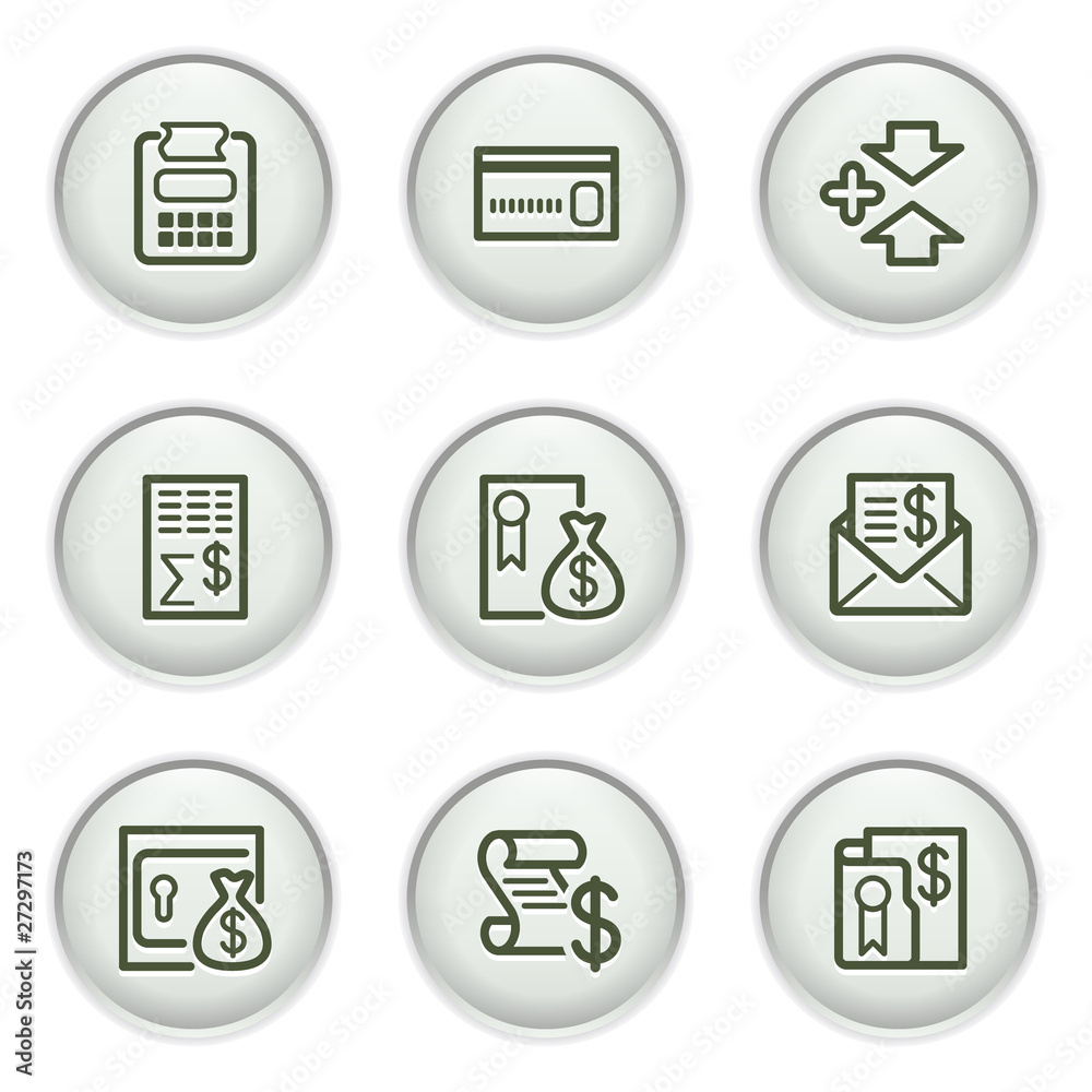 Gray icon with button 14