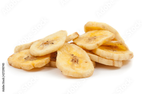 Dried banana slices