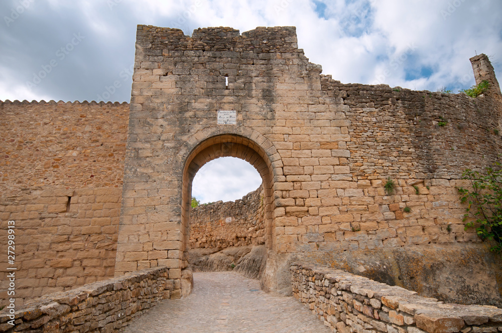 Medieval gate, Pals, Spain