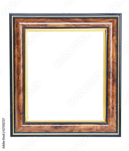 Vintage wooden picture frame
