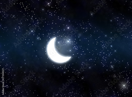 Moon in the sky