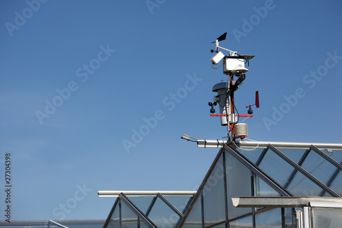 Small hitech meteo station with anemometers photo