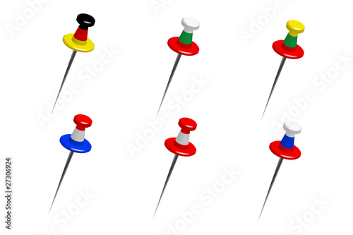 pins land