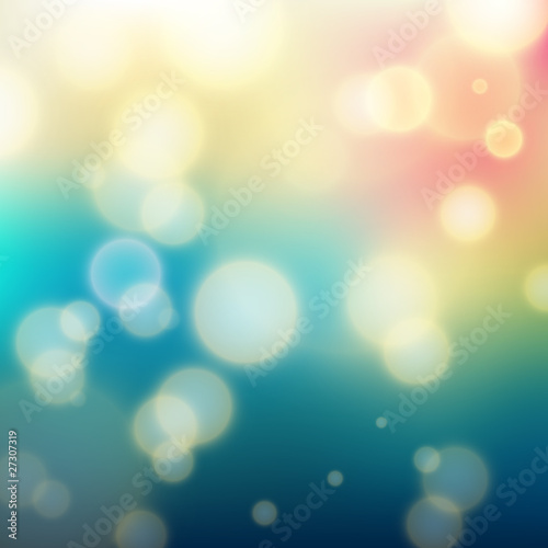 colorful bokeh lights