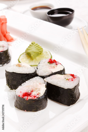 Wallpaper Mural sushi on the plate Torontodigital.ca