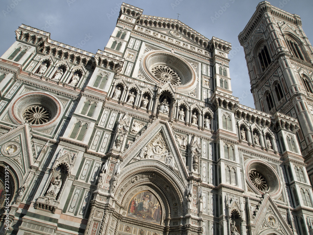 Fassade des Domes in Florenz, Italien