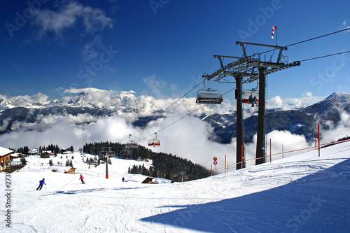 austria alpen in winter