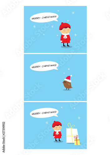 Merry Christmas Postcards