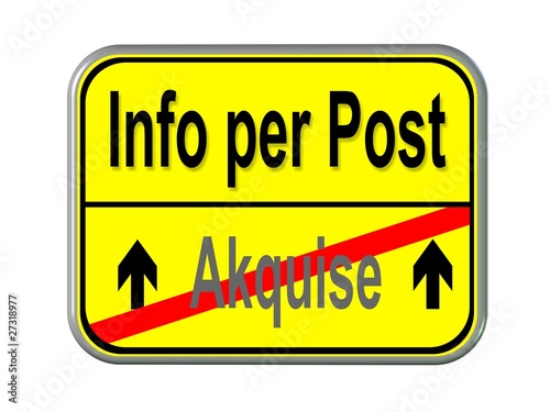 Akquise - Info per Post