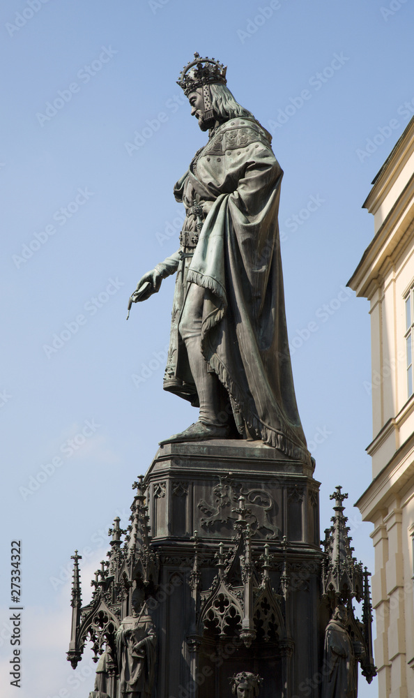 Prague - king Charles IV landmark