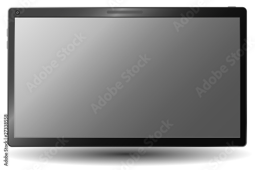 Touchscreen tablet,vector