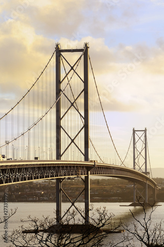 Obraz na płótnie The Forth Road Bridge