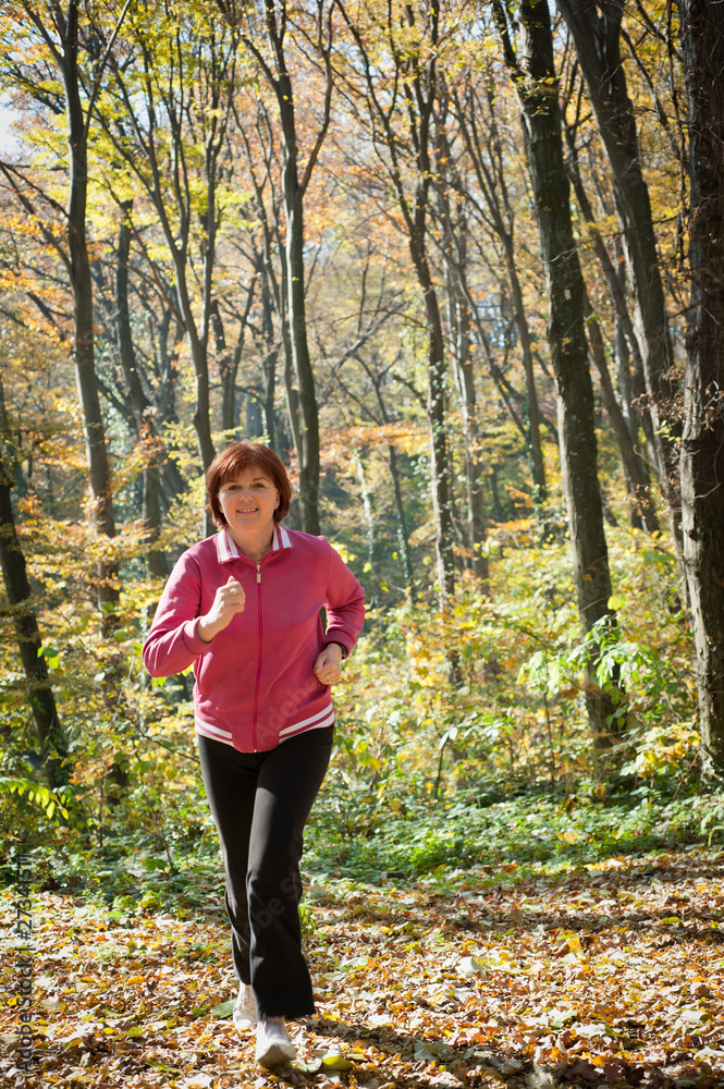 Fototapeta premium middle age woman