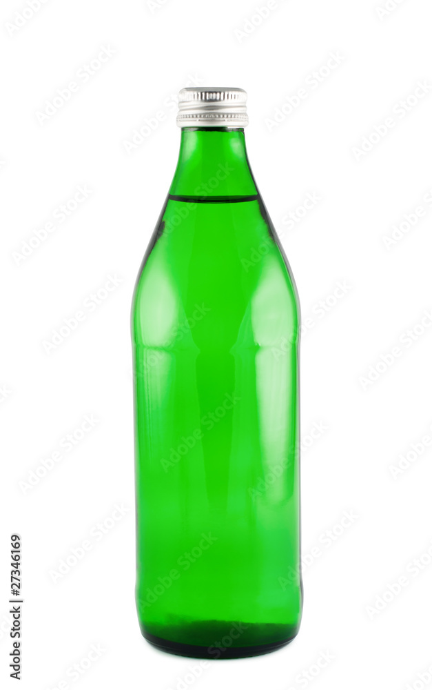 Water in bottle isolated white background clipping path. Water in bottle isolated white background clipping path.