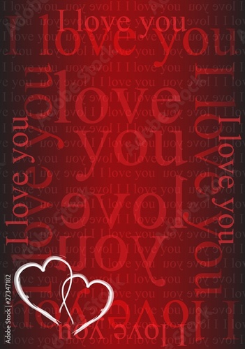 I love you background