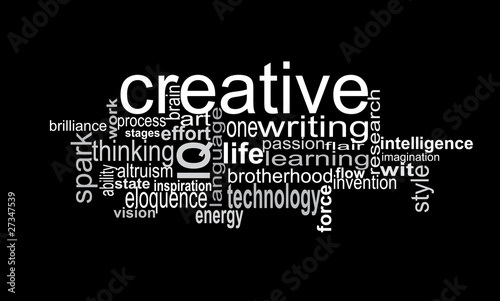 Typography design - white - header