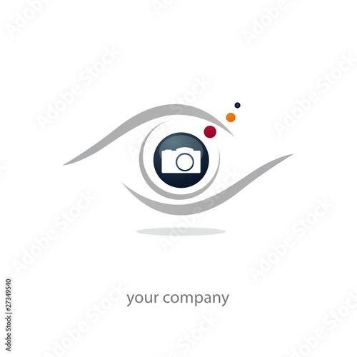 logo photographe, oeil, photographie