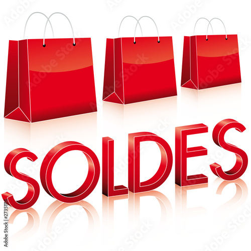 Soldes 3D vecteur