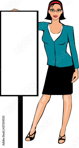 Short hair woman