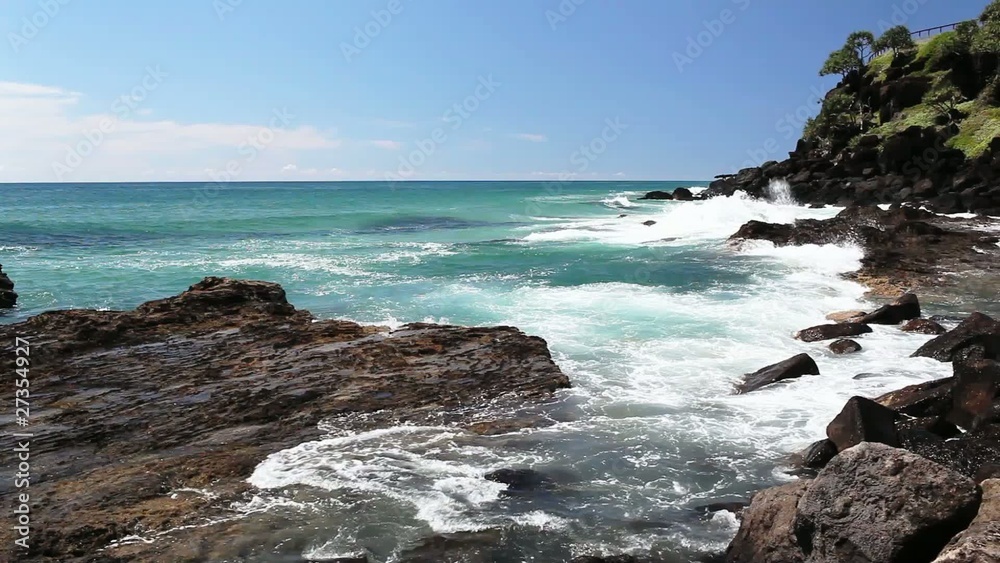 Amazing ocean at the Kingscliff beach Australia Amazing ocean at the Kingscliff beach Australia
