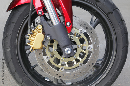 Motorcycle brakes and wheel