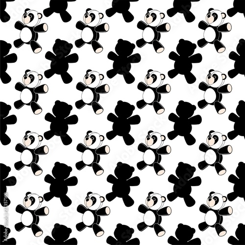 Panda Sfondo-Panda Backgound-Vector