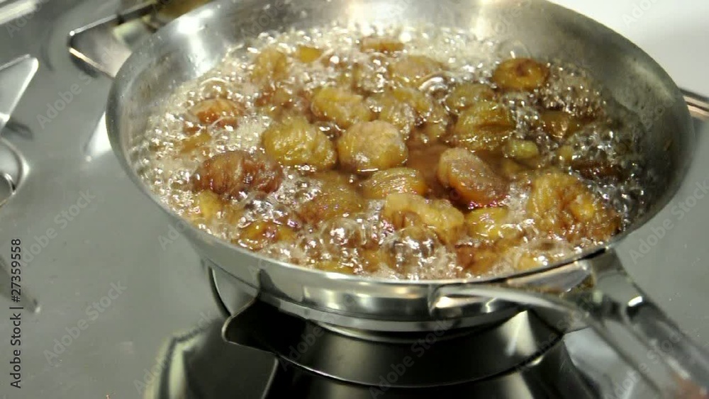 preparazione dei marrons glaces