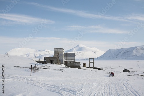 Abandoned Russian place in the Arctic photo