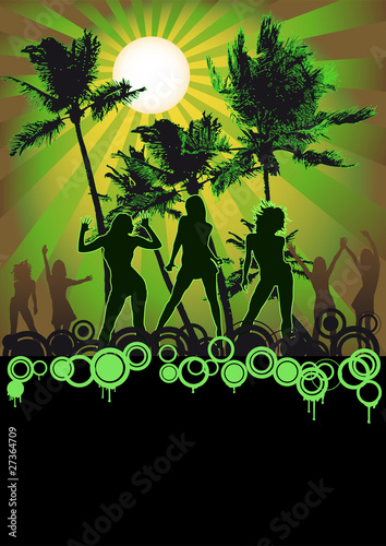Summer Retro Beach Party