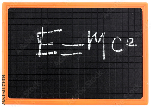 E = mc2 photo