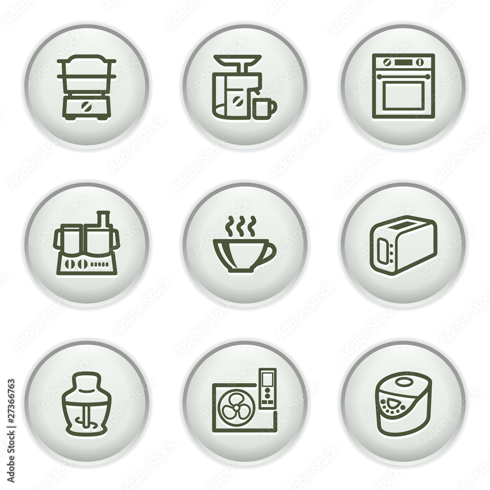Gray icon with button 17 Gray icon with button 17