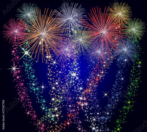 funkelndes feuerwerk