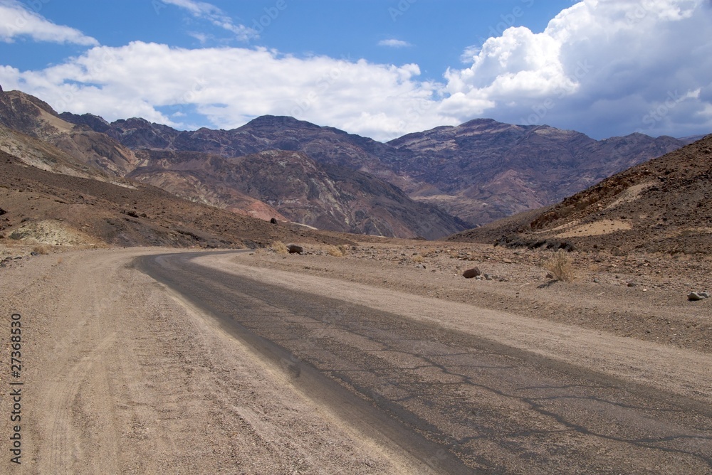 Artists Drive road, Death Valley National Park Artists Drive road, Death Valley National Park