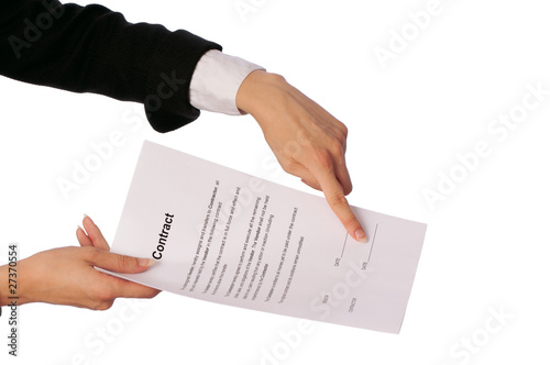 Date of signing of a contract