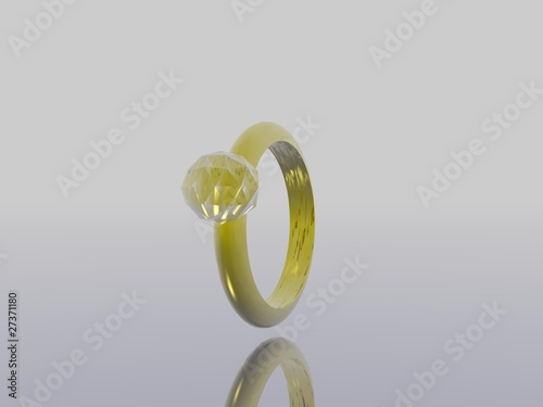 CGI - Ring with Gemstone photo