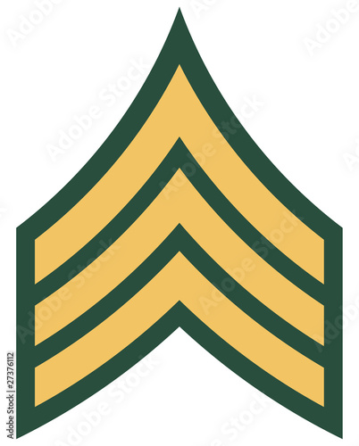 American rank of sergeant insignia