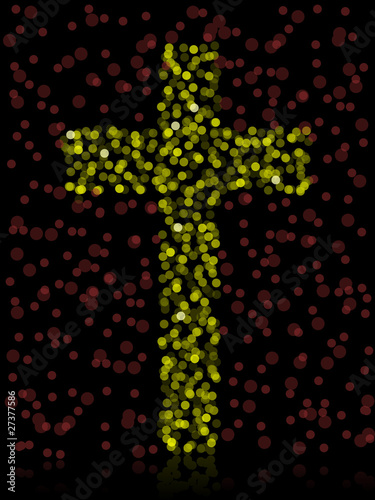 Defocused cross