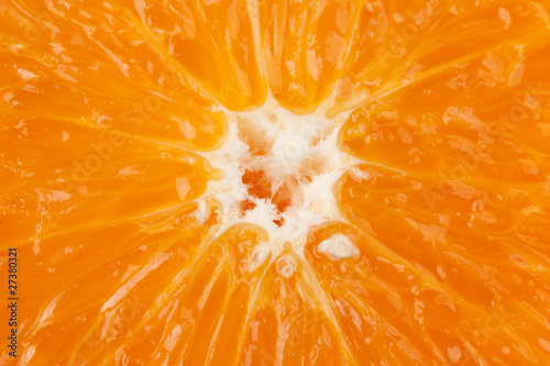 close up fresh orange background