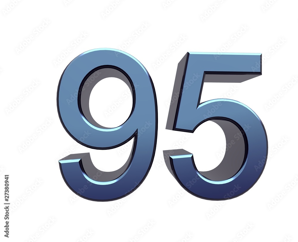 Zahl 95 Zahl 95